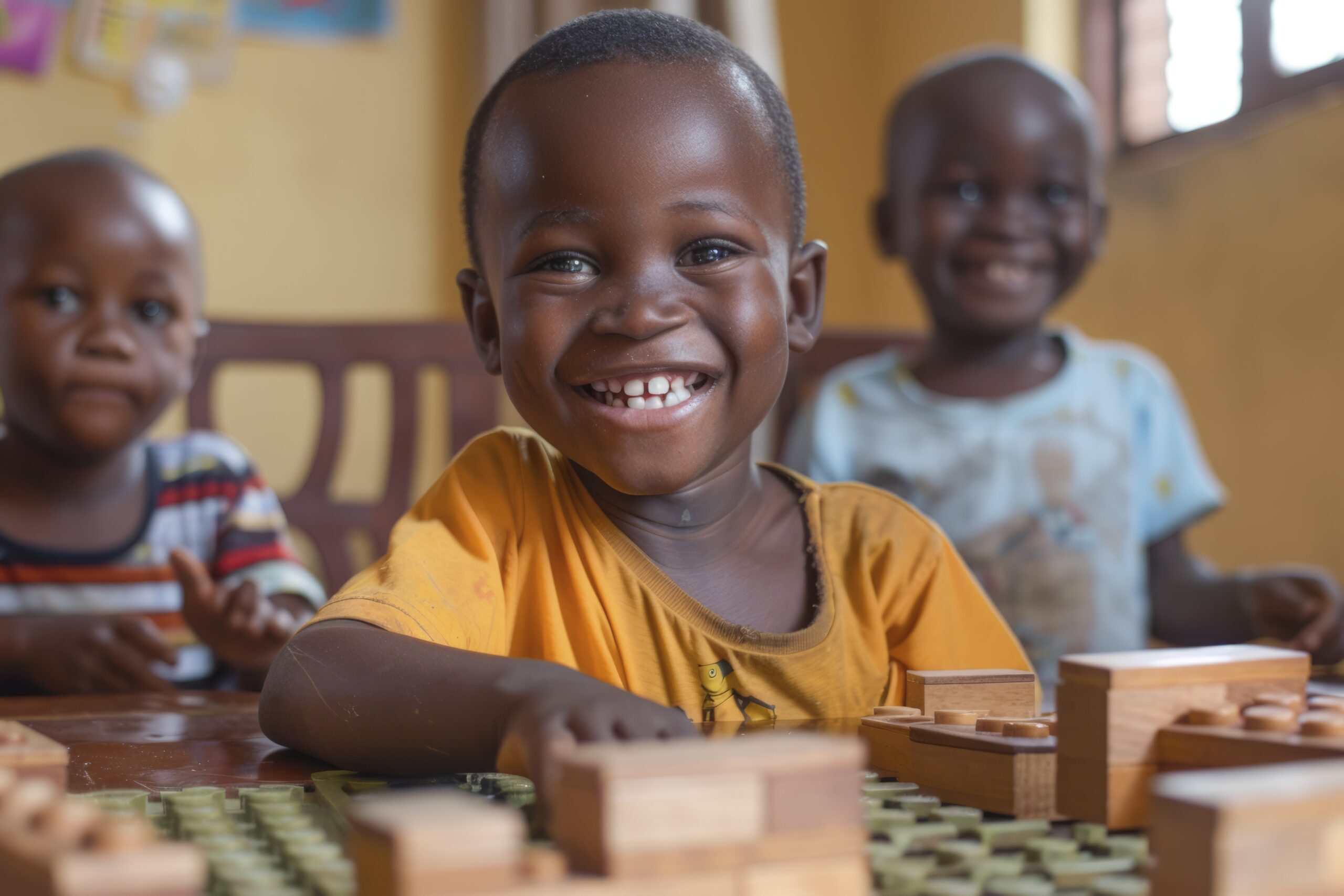 Accompagnement éducatif et social d'enfants dans un contexte africain